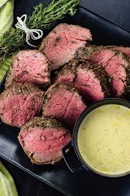 Place beef on a rack on a rimmed baking sheet. Herb Crusted Beef Tenderloin Roast With Bearnaise Sauce Linger