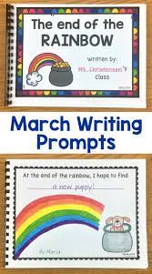 This Cute Rainbow Writing Prompt And Art Activity Is Great To Use During The Month Of M Kindergarten Writing Prompts March Writing Prompts Kindergarten Writing