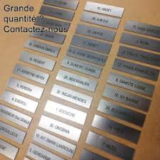Le nom d'étiquette que vous avez ajouté à l'étape 7 s'affiche dans la liste numéro de référence. Plaque Nom Pour Boite Aux Lettres Personnalisee Coloris Au Choix