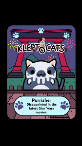 Here S My New Friend Purrisher Kleptocats Hyperbeard Ios Www Kleptocats Com Share Caturday Klepto Cat Cute App Klepto
