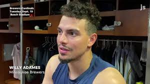 Adames went to the mound to settle down Uribe. Uribe got the next 3 guys out