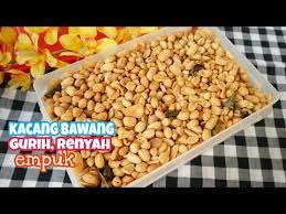 Kacang Bawang Gurih Renyah Empuk Onion Beans Mudah Banget Membuat Kacang Bawang Youtube In 2021 Kacang Bawang Resep