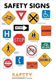 For this reason, it's important that you know what each picture represents, and that you use them to inform your driving. Safety Signs Direct