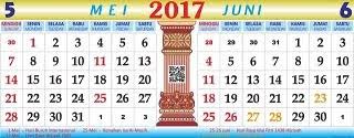 Kalender akademik universiti putra malaysia sesi 2016/2017 program bacelor minit senat 613.03 senat 08/10/2015 petunjuk tarikh hari ### thaipusam 09 februari 2017 khamis #** hari pekerja 01 mei 2017 isnin #** hari wesak 10 mei 2017 rabu ##* 03 Kalender Bulan Mei 2017