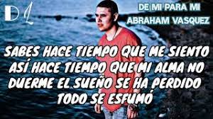 Letra Lyrics Abraham Vasquez Las Vivencias De La Calle Lyric Video
