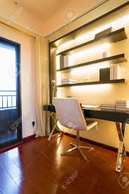 Ikea puts the chair in a dining room on their website, but there is no reason this chair wouldn't look good at a desk. Study Room With Bookshelf And Chair Stock Photo Picture And Royalty Free Image Image 25285354