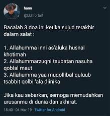 Doa Sujud Terakhir Kata Kata Motivasi Kutipan Agama Kutipan Pelajaran Hidup