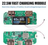22.5W Fast Charging Power Bank Motherboard with TFT Color Digital Display  for Ternary Lithium Battery PD QC Quick Charge Module - AliExpress