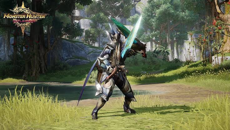 Monster Hunter Outlanders gameplay berburu monster mobile