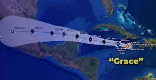 Los vientos máximos sostenidos reportados recientemente por un avión caza huracanes es de 40 millas por hora (65 km/h) con ráfagas más fuertes. 0cxnefkqi93o M