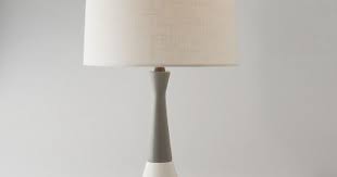 Caprice Lamp Gray Top White Bottom Schoolhouse Electric Supply Co Lamp Table Lamp Elegant Table Lamp