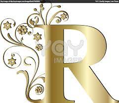 letter r royalty free vector of capital letter r gold letter r lettering fancy letters