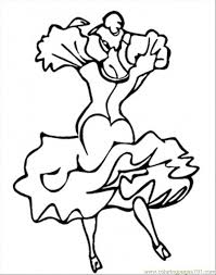 Get hold of these coloring sheets that are full of pictures and involve your kid in painting them. Dance Coloring Page For Kids Free Spain Printable Coloring Pages Online For Kids Coloringpages101 Com Coloring Pages For Kids
