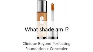 Find Your Shade Clinique Beyond Perfecting Foundation Concealer