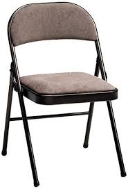 Meco 4 Pack Deluxe Fabric Padded Folding Chair Cinnabar Frame And Corrin Fabric Seat And Back
