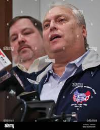 Amalgamated Transit Union (ATU) Local 1181 president Michael Cordiello  speaks