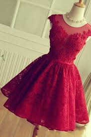 Perfect For Christmas Or Valentine S Day But I Think It S Perfect For Valentine S Day Red Homecoming Dresses Modest Homecoming Dresses Red Lace Prom Dress