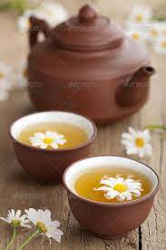 Green Tea With Chamomile Flowers Chamomile Tea Creative Tea Green Tea