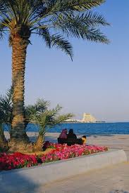 Family On Corniche Doha City Qatar Around The World In 80 Days Qatar Doha Qatar