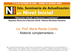 En este artículo podrás ver cuáles son los mejores juegos educativos del momento y, dependiendo de la edad del niño, te ayudaremos a elegir el que más le. Lic Prof Maria Renee Candia Material Complementario Ppt Video Online Descargar