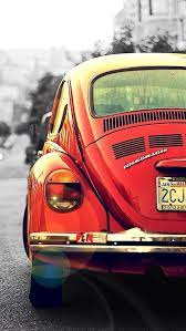 Kirmizi Vosvos Volkswagen Beetle Vintage Car Wallpapers Iphone 5c Wallpaper