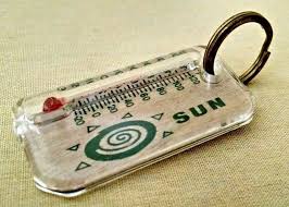 Keychain Thermometer Sun Co Colorado Air Temp Wind Speed