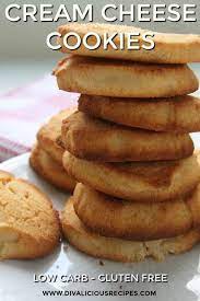 Keto Cream Cheese Cookies Divalicious Recipes Recipe Keto Dessert Recipes Baking With Coconut Flour Coconut Flour Recipes