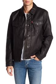 Levi S Classic Faux Leather Trucker Jacket Nordstrom Rack Mens Fashion Smart Mens Fashion Suits Mens Fashion Dressy