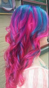 I Love This Hair Styles Blue And Pink Hair Long Hair Styles
