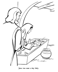 The scene is peaceful and loving. Free Printable Nativity Coloring Pages For Kids