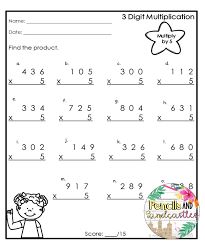3 Digit By 1 Multiplication Worksheets Distance Learning Multiplication Practice Multiplication Worksheets Multiplication Practice Worksheets