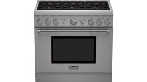 Flexible gas connector must not be longer than 36 inches. Thermador Prg366gh Gas Freestanding Range