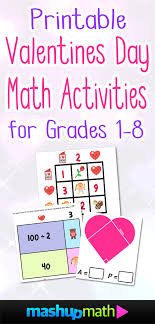 Maybe you added glitter for your best friend's, or doodled your favorite teacher's face with a bright blue crayon? Your Kids Will Love These Valentine S Day Math Activities Mashup Math
