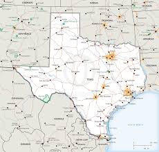 State of texas is located in the south and southwestern regions of the continental united states. Stock Vector Map Of Texas One Stop Map