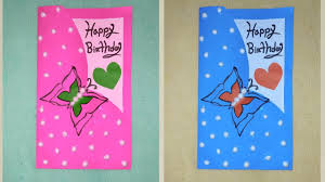 In this video, i discover five techniques/hacks that i learned that truly blew my mind and made me so excited about cardmaking. Easy Beautiful Birthday Greeting Card Making Idea Handmade Birthday Card For Best Friends Youtube