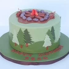 Classic stolychny looked like a long brick with a split on top, covered with sugar powder. Campfire Cake Decorating Photos