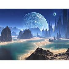 Download this free picture about blue planets fantasy from pixabay's vast library of public domain images and videos. Alien Beach Fantasy Landscape Planets Art Alien Planet