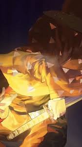 I tried stitching the frames together and made a phone wallpaper, what do you think ? Zenitsu Agatsuma Wallpaper Phone Cute766