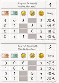 Dabei ist das spielen mit richtigen geld natürlich gefährlich, es kann verloren oder. 100 Geld Ideen Geld Rechnen Mit Geld Mathe