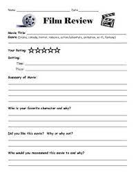 A movie review is one of the most often assigned forms of college written tasks but, despite its popularity, many students still have no clue how to write a movie review well. Movie Review Template Review Template Classroom Movies Movie Review Template