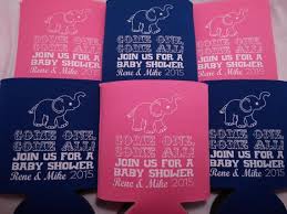 Elephant Baby Shower Koozies Party Favors Can Coolers Odysseycustom