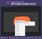 Check out how to Open Shape & Mask Paths! : r/AfterEffects