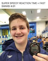 Josie Holman with a great morning swim to make it back for Final's at  Liberty Leagues.