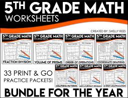 Here you can find free math worksheets to help you teach and learn math. 5th Grade Math Worksheets For The Year Appletastic Learning