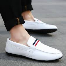 Black And White Loafers Men Winter Fashion Mocassim Masculino Loafers Men Shoes With Fur Designer Mocassin Homme Size 39 To 44 Black White Loafers Men Summer Wear Men Loafers
