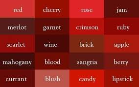 Lularoe Red Color Chart Red Aesthetic Colours Shades Of Red