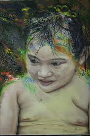 Artist shares pastel painting whisper of the river