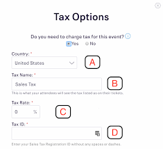 How To Charge U S Sales Tax On Ticket Sales Eventbrite