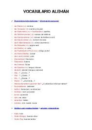 Vocabulario Aleman Completo Learn German German Language German Language Learning