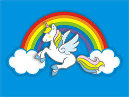 Resultado De Imagen Para Fondos De Arcoiris Animados Arcoiris Animado Unicornio Unicornio Pegaso Unicornio de dibujos animados aislado sobre un fondo azul. arcoiris animado